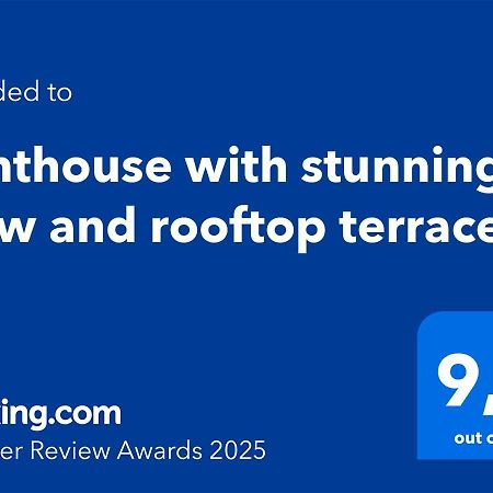 Penthouse With Stunning View And Rooftop Terrace Manilva Extérieur photo